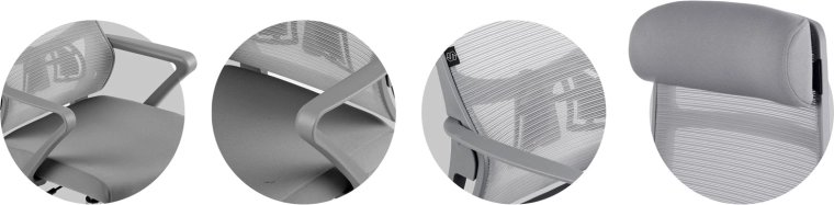 Prodyšná opěrka a podpora beder