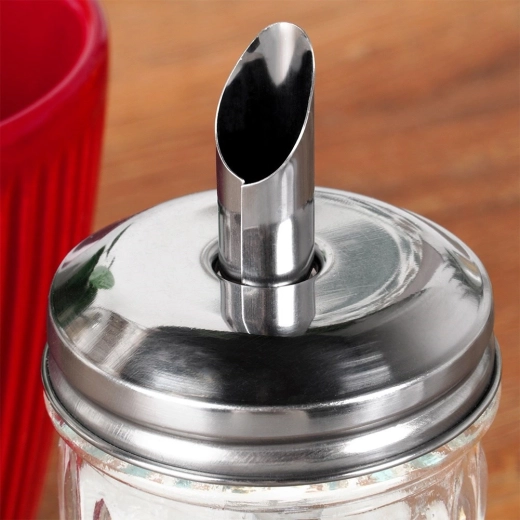 Nerezové víčko se šroubovacím závitem