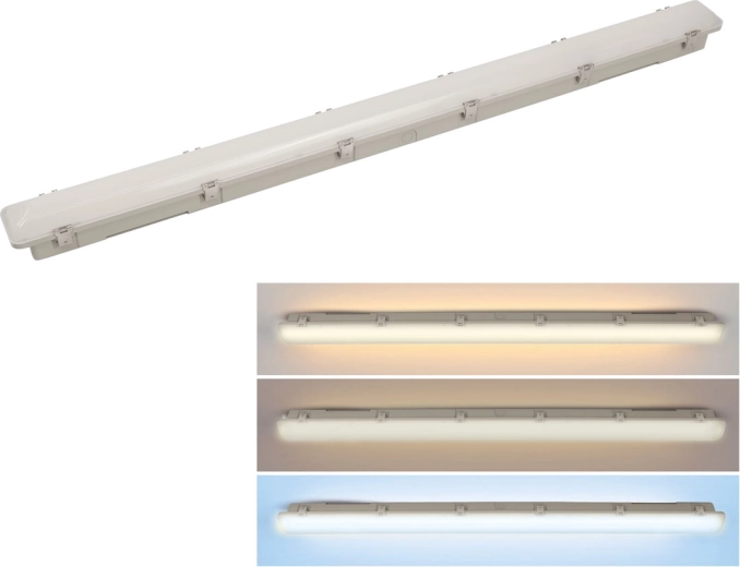 Solight LED prachotěsné svítidlo 40 W 4800 lm 3CCT 120 cm Lifud