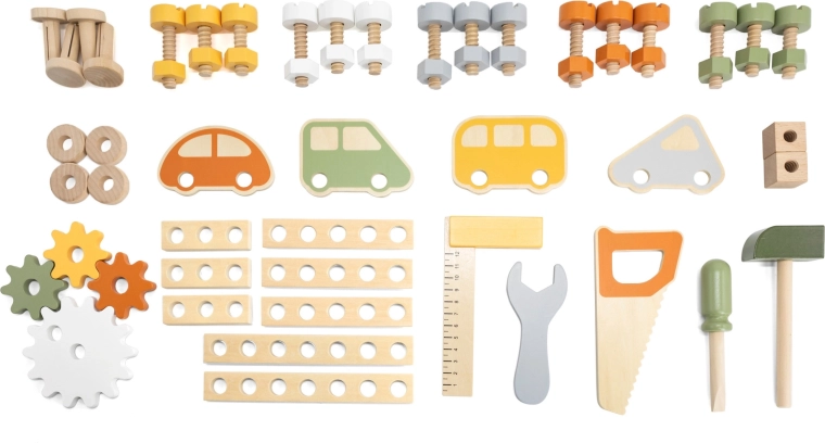 Bohaté příslušenství a ozubená kola