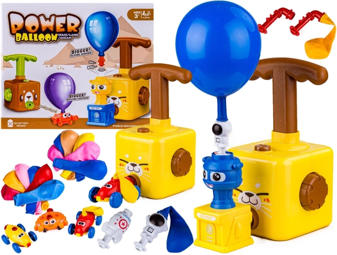 Balónová vystřelovací sada s kočičkou (vrácené zboží, sleva) - 1 kus