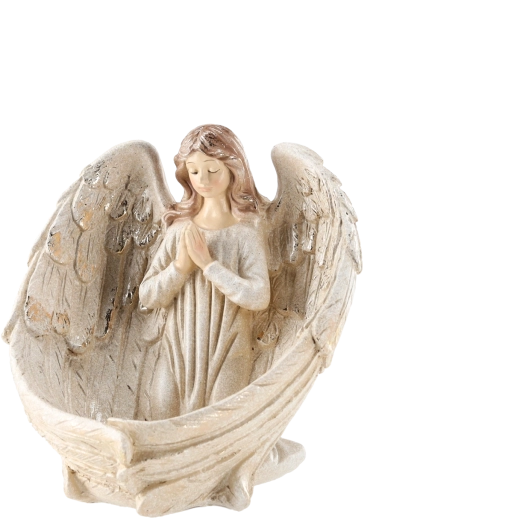 Andělská figurka s křídly