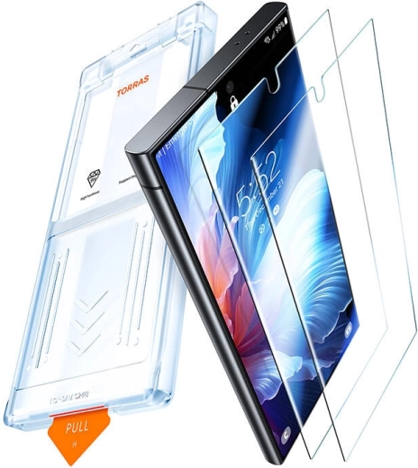 Tvrzené sklo pro Samsung S24 Torras Install Master