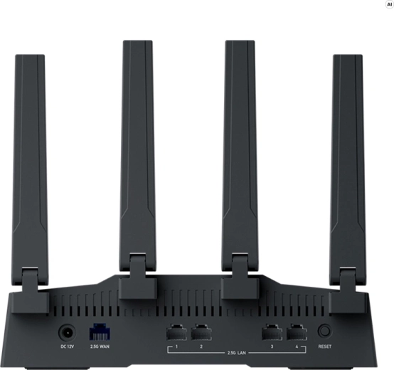 Pět 2,5G portů a podpora Multi‑WAN