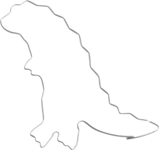 Nerezová vykrajovačka dinosaurus