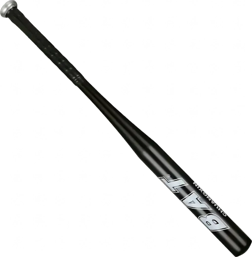 Hliníková baseballová pálka 25" (64 cm) – lehká tréninková černá