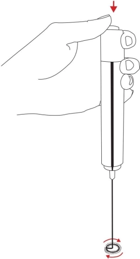 Rychlé napěnění jedním stiskem
