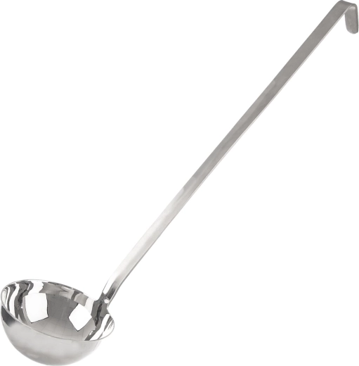Nerezová gastro naběračka 55 cm, průměr 14 cm