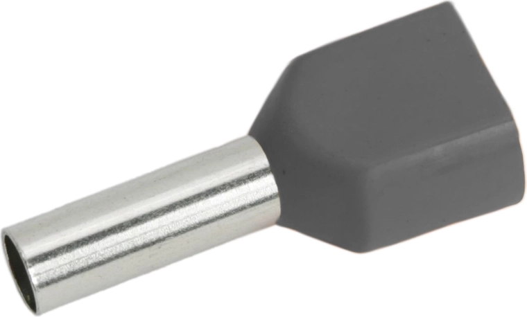 Kabelová dutinka s izolací pro 2 × 4,0 mm², šedá