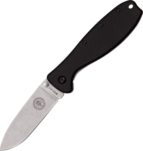 Kapesní nůž ESEE Zancudo, 7,7 cm, stonewash, černý, FRN