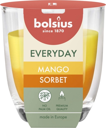 Vonná svíčka ve skle mango sorbet 8 × 7 cm, až 24 h