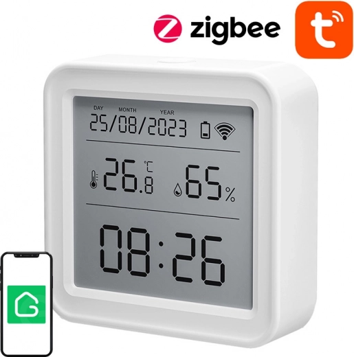 Gosund ST17 chytrý Zigbee senzor teploty a vlhkosti s LCD displejem