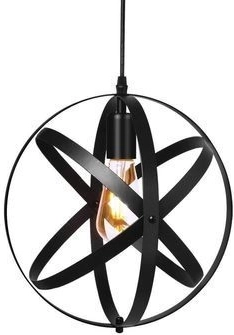 Závěsná lampa Loft černá