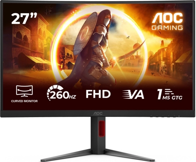 AOC Gaming 27" zakřivený herní monitor C27G4Z2 VA 260 Hz