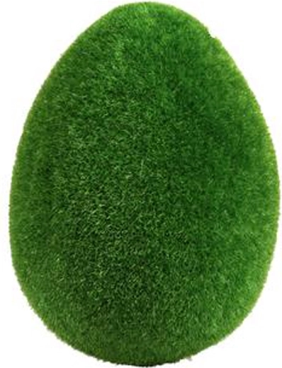 Vejce z imitace mechu 15 cm