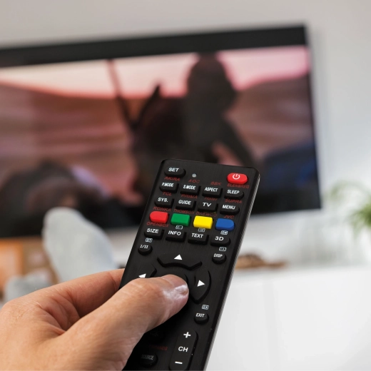 Univerzální dálkový ovladač k televizoru pro více než 250 typů, černý