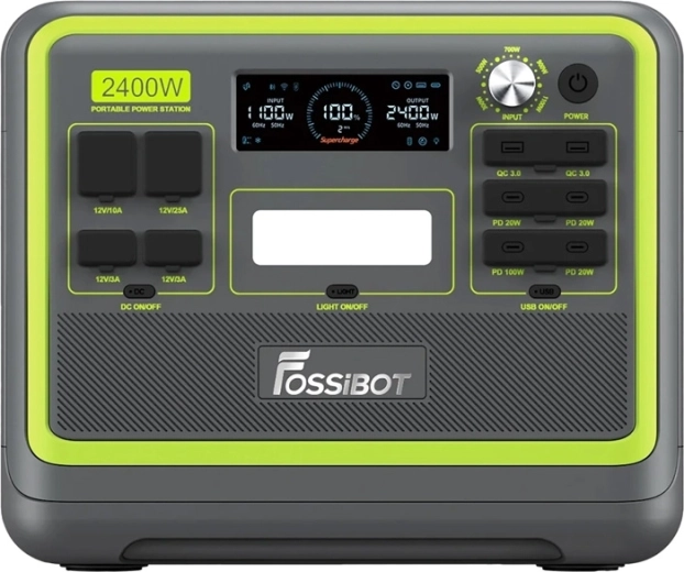2400 W čistá sinusová vlna pro stabilní napájení