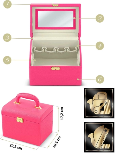 Bezpečný zámek a pevná rukojeť