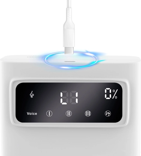 Komfort pro dítě: melodie, bílý šum a LED světlo