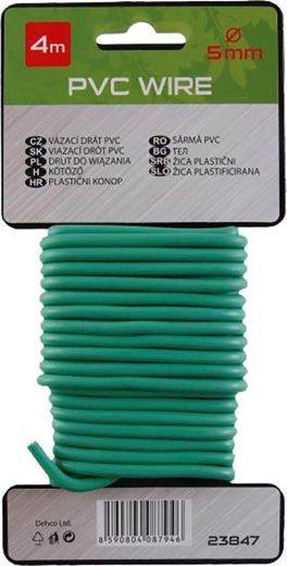 Pogumovaný vázací drát 5 mm, 4 m