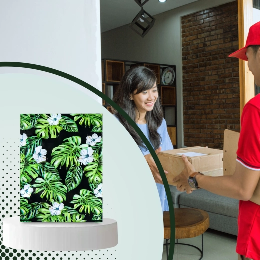 Stylový tropický design pro lepší unboxing