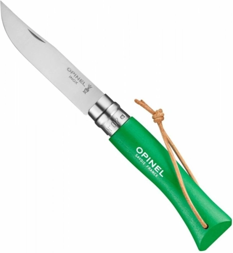 Opinel N°07 Trekking Green kapesní nůž 8 cm, zelený buk