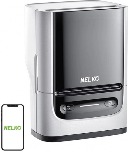 Nelko PM220 termální tiskárna štítků bílá