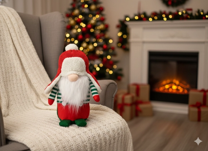 Tradiční červeno‑zelený design