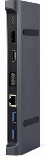 Adaptér USB-C 9v1 s HDMI, USB-C PD, VGA, DP, USB a LAN