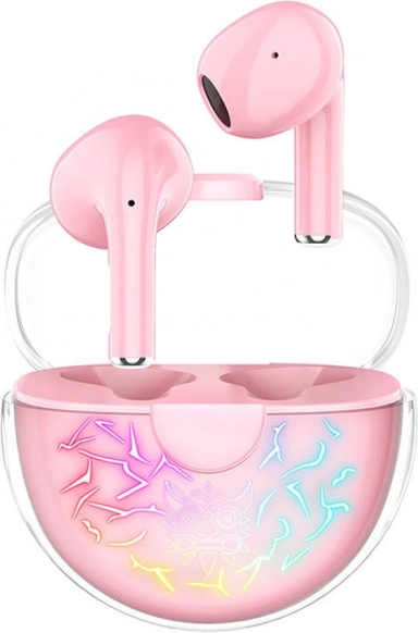 Bezdrátová sluchátka TWS Onikuma T35 růžová