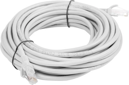 Patch kabel Cat.5e 20 m UTP šedý – FLUKE testovaný