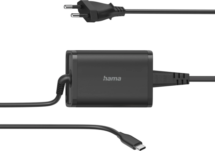 Hama univerzální napájecí adaptér usb-c 65 w pro notebooky