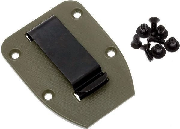 ESEE clip plate spona na pouzdro pro modely 3 a 4, zelená