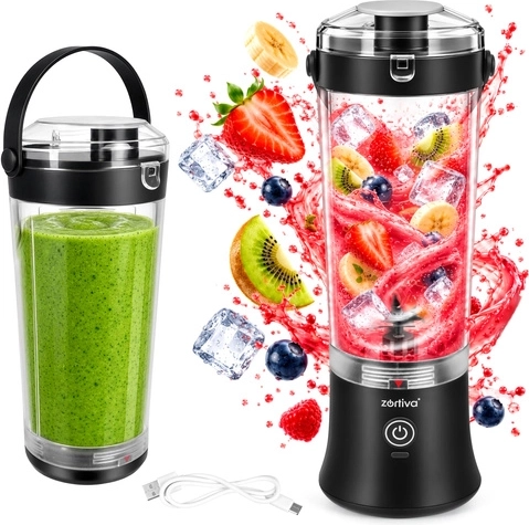 Přenosný bezdrátový mixér Zortiva ShakeWave 600 ml