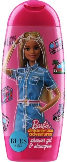 Barbie Dreamhouse sprchový gel a šampon 2v1 pro děti 250 ml
