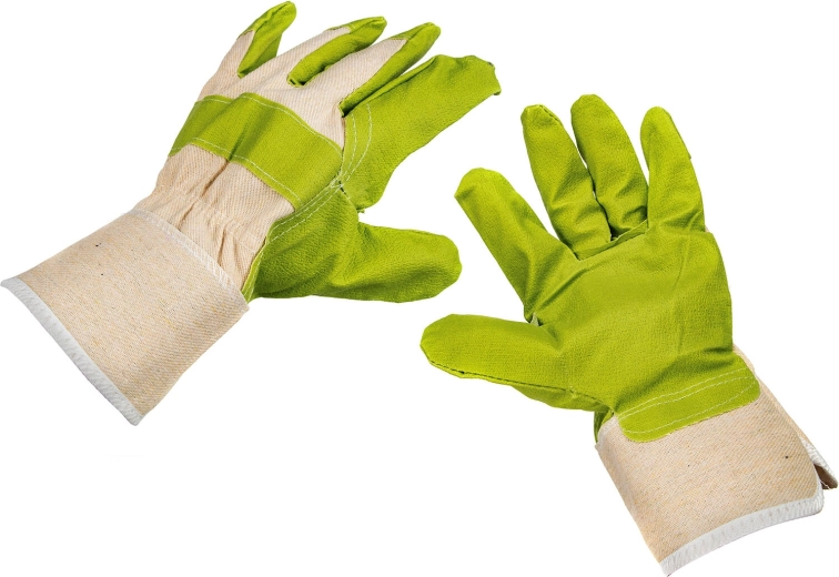 Pracovní ochranné rukavice Happy Green, velikost 2XL/11
