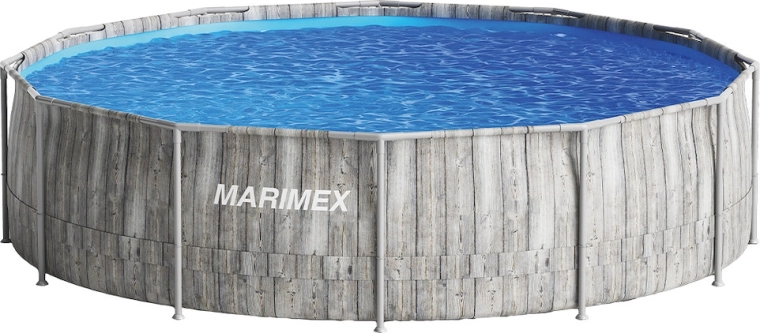 Bazén Marimex Florida 3,66 × 0,99 m se skimmerem, motiv šedé dřevo