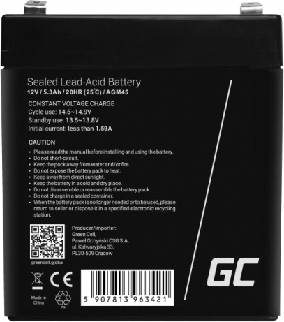 Bezúdržbová bezpečnost VRLA/AGM