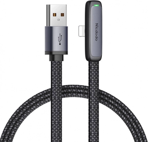 USB-a na Lightning kabel McDodo CA-2791, 1.8m (černý)
