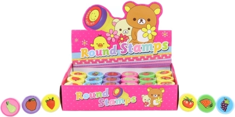 Razítka s motivem ovoce, sada 24 ks