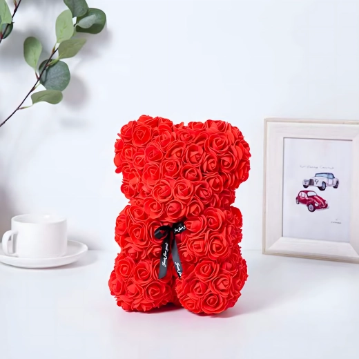 Ručně skládané růže z odolné pěny