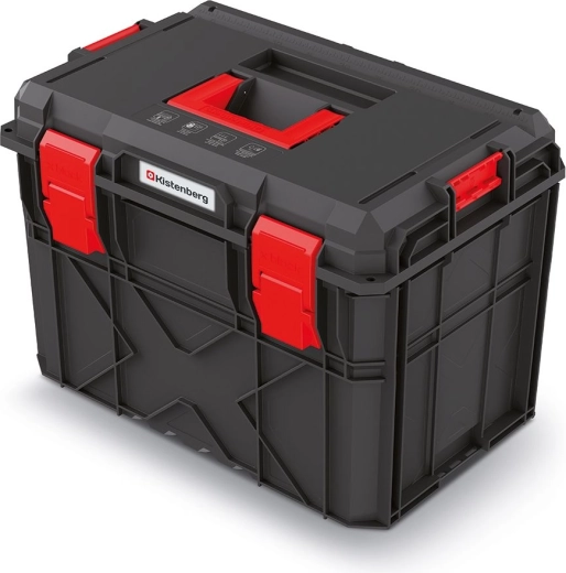 Modulární kufr na nářadí X-Block Pro, 546 × 380 × 407 mm, černý