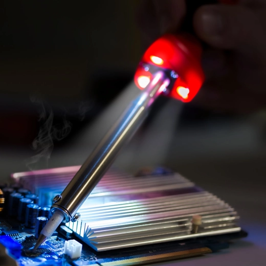 Přesná práce s elektronikou