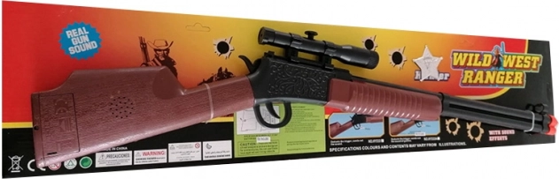 Plejo westernová pistole se zaměřovačem