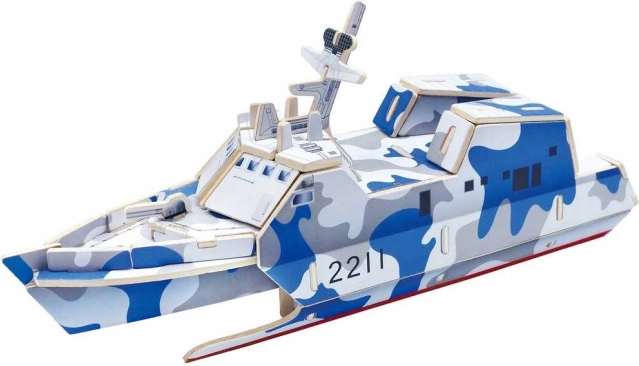 RobobTime dřevěná skládačka útočná loď typ 022