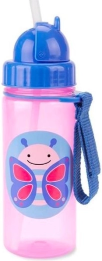 Skip Hop Zoo hrnek s brčkem motýl 385 ml (12m+)