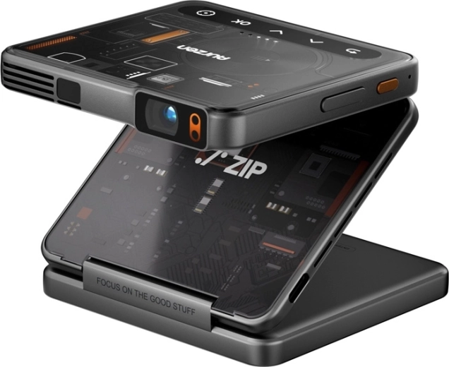 Aurzen ZIP trifold kapesní DLP projektor Cyber edition