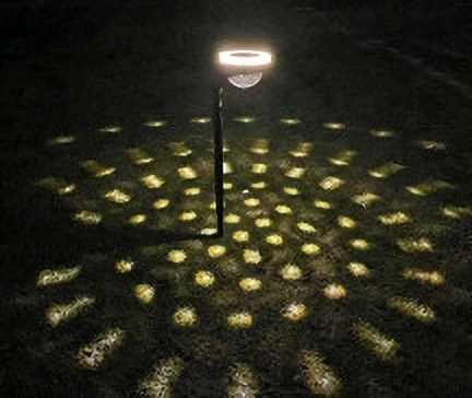 Stylové teplé světlo s dekorativním efektem