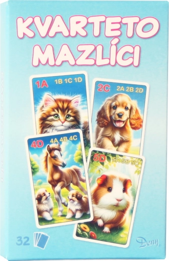 Kvarteto mazlíčci – rodinná karetní hra