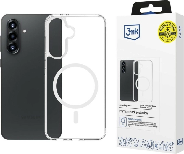3mk Armor MagCase průhledné pouzdro pro Samsung A27 5G